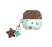 eglixu Jolie coque pour écouteurs Huawei FreeClip 2 - Motif kawaii chiot abeille étoile - Design amusant - Coque de protection en TPU résistant aux chocs avec porte-clés pour garçons et filles (étoile