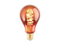 Eglo 11881 Ampoule Led E27 à Intensité Variable en Cuivre avec Spirale 4 W (Équivalent à 15 W) 50 Lm E27 Led Blanc Chaud 2000 K A75 Ø 7,5 cm