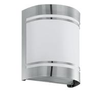 Eglo 30191 Applique Murale Extérieure, Verre, E27, Blanc