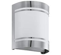 Eglo 30191 Applique Murale Extérieure, Verre, E27, Blanc