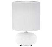 Eglo 93046 Lampe de Table, Céramique, E14, Blanc