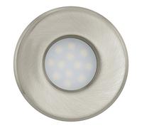 Eglo 93216 Mur Extérieur encastrable, Métal, Gu10, Argent