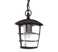 Eglo 93406 Lanterne Pendante E27 Noir Aluminium