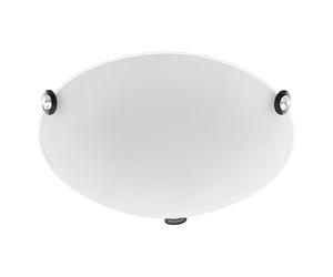 Eglo 93624 Plafonnier, métal, intégré, transparent