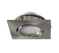 Eglo 95843 Einbauleuchte, Plastique, 6 W, Nickel Mat