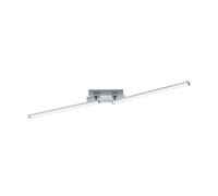 Eglo 96107 Lasana 2 LED Plafonnier 2x9W Acier Alu Chrome