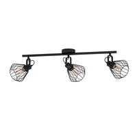 Eglo 98764 Spot, Acier Allié, Plafonnier 3 Ampoules