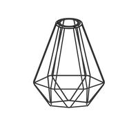 Eglo Abat-jour Capoliveri-E, accessoire pour salon, suspension, lampe de table ou applique, métal noir, Ø 17,5 cm