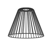 Eglo Abat-jour Capoliveri-E, accessoire pour suspension, lampe de table ou applique, métal noir, Ø 20 cm