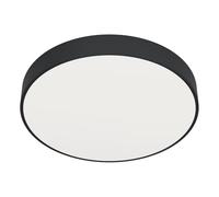 Eglo Access LED plafonnier Zubieta-A, 1 lampe murale, en acier et plastique noir/blanc, télécommande, changement température couleur (chaud, neutre, froid), dimmable, Ø 30 cm