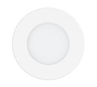 Eglo Access LED spot encastrable Fueva-A, 1 lampe en aluminium et plastique blanc, LED dimmable avec télécommande, changement de température couleur (chaud, neutre, froid), Ø 12 cm