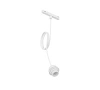 Eglo Accessoire pour système Easy Track, adaptateur suspension rail, lampe à suspendre clipser, rail plafond, plastique blanc, douille E27