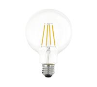 Eglo Ampoule LED E27 à intensité variable avec interrupteur 7 W (équivalent à 60 W) 806 lm Ampoule vintage globe blanc chaud 2700 K Edison Ø 9,5 cm