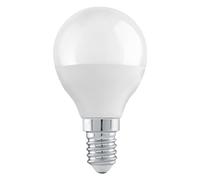 EGLO Ampoule LED E14 dimmable en étapes, lampe graduable en verre opaque, forme goutte, 4,9 watts (correspond à 40 watts), 470 lumens, blanc chaud, 3000 Kelvin, P45, Ø 4,5 cm