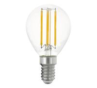 Eglo ampoule LED E14 dimmable, lampe Edison goutte pour éclairage rétro, 7 watts, 806 lumens, blanc chaud, 2700 K, P45, Ø 4,5 cm