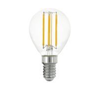 Eglo Ampoule LED E14, lampe classique forme goutte, éclairage rétro, 2,2
