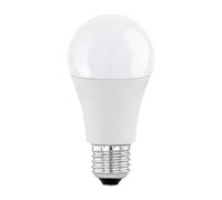 EGLO Ampoule LED E27, lampe à 11 watts (équivalent ampoule à incandescence 75 watts), 1055 lumens, blanc chaud, 3000 Kelvin, A60, Ø 6 cm