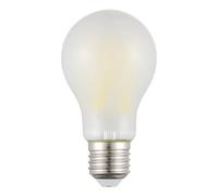 Eglo Ampoule LED E27, lampe à économie d'énergie A, 3,8 W, 806 lm, lumière chaude satinée 3000 K, A60, Ø 6 cm