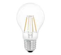 Eglo Ampoule LED E27, lampe classique, éclairage rétro, 4 watts (correspond à 32 watts), 350 lumens, blanc chaud, 2700 Kelvin, ampoule Edison A60, Ø 6 cm