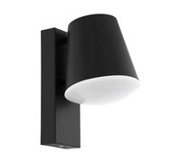 Eglo Applique extérieure Caldiero, lampe murale 1 flamme, en acier et