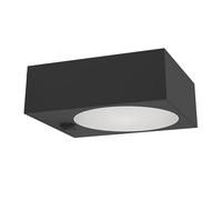 Eglo Applique mural extérieur LED Darfano, lampe de façade solaire avec détecteur de mouvement, éclairage pour terrasse et jardin, spot en plastique anthracite, blanc neutre, IP54