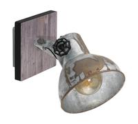 Eglo Spot 49648 – Bois, 40 W, patine brune, noir
