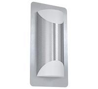 Eglo 98716 CISTIERNA 1 E27 Applique murale d'extérieur Acier inoxydable Blanc IP44