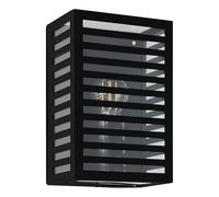 Eglo Applique murale extérieure Alamonte 3 – métal noir, douille E27, IP44