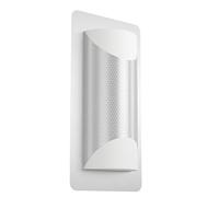 Eglo 98716 CISTIERNA 1 E27 Applique murale d'extérieur Acier inoxydable Blanc IP44
