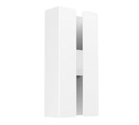 Eglo Applique murale extérieure LED Briscola, lampe terrasse, éclairage d'extérieur avec interrupteur DIP, métal blanc, blanc chaud - neutre - froid, IP44