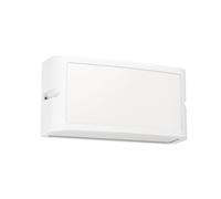 EGLO Applique murale extérieure LED Camarda, lampe de façade rectangulaire