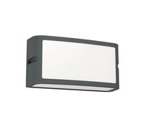 Eglo Applique murale extérieure LED Camarda, lampe de façade rectangulaire, luminaire d‘extérieur en métal anthracite, éclairage blanc froid, IP54