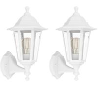 Eglo Applique murale extérieure Olgiata-E, lampe terrasse vintage (Lot de 2)