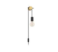 Eglo Applique murale intérieure Buddon, lampe de salon vintage avec prise