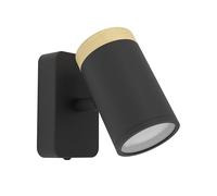Eglo Applique murale intérieure Consuma, lampe de lecture avec spot