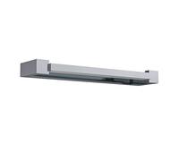 Eglo Applique murale intérieure LED Gemiliana, lampe miroir pour salle de bains et couloir, luminaire en métal et plastique blanc, spot blanc neutre, IP44