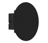 Eglo Applique murale intérieure LED Talamello, lampe d‘intérieur rectangulaire, éclairage indirect pour couloir et salon, spot mural en métal noir, blanc chaud, Ø 15 cm