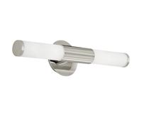 Applique PALMERA IP44 E14 2X40W en acier nickel mat 460x0mm