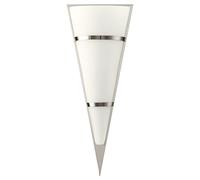 EGLO Applique murale Pascal 1, lampe murale intérieure, acier nickel mat