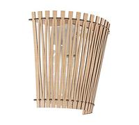 Eglo Applique Murale Sendero, 1 Ampoule Murale, Vintage, Naturel, Boho, Applique Murale Intérieure en Acier et Bois, Lampe de Salon, Lampe de Couloir en Nickel Mat, Érable, Douille E27