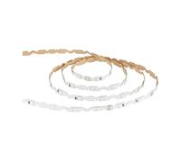 Eglo Bande Led Flexible avec Télécommande, Changement de Couleur Rvb, Intensité Variable, Ruban Led Autocollant et Réglable en Plastique, Blanc, Longueur 5 M