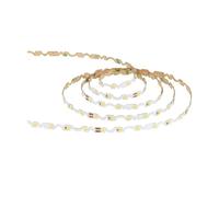 Eglo Bande Led Flexible - Blanc Chaud - Bande Led Autocollante et Réglable - en Plastique Blanc - avec Interrupteur - Longueur : 2 M