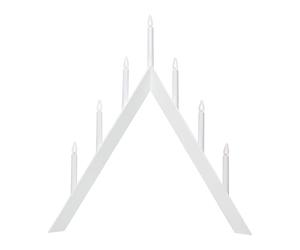 EGLO Bougeoir Arrow, Porte-Bougie Pyramide de Noël, Lampe décorative Bois