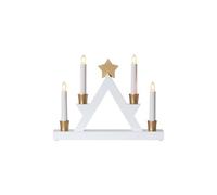 EGLO Bougeoir Julle, Porte-bougie Luminaire décoratif, Pyramide de Noël en