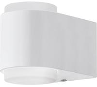 EGLO Briones Applique Murale Extérieur, Aluminium & Plastique, 3 W, Blanc