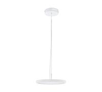 Eglo Connect Cerignola-C Suspension à Led 1 Ampoule en Acier, Aluminium, Plastique, Blanc, avec Télécommande, Changement de Température (Chaud, Neutre, Froid), Rvb, Intensité Variable, Ø 40 cm