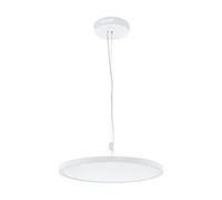 Eglo Connect Cerignola-C Suspension à Led 1 Ampoule en Acier, Aluminium, Plastique, Blanc, avec Télécommande, Changement de Température (Chaud, Neutre, Froid), Rvb, Intensité Variable, Ø 60 cm
