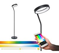 Eglo connect LED lampadaire Marghera-C, 1 flamme, acier et plastique