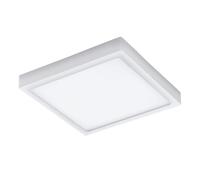 Eglo connect LED lampe extérieure Argolis-C, Smart Home pour mur et | plafond, en alu et plastique, dimmable, températures blanches réglables, IP44, 30x30 cm, blanc