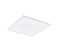 Eglo connect LED plafonnier Turcona-C, 1 lampe en acier, aluminium et | plastique blanc, télécommande, changement de température couleur (chaud-froid), RGB, dimmable, L x l 45 cm